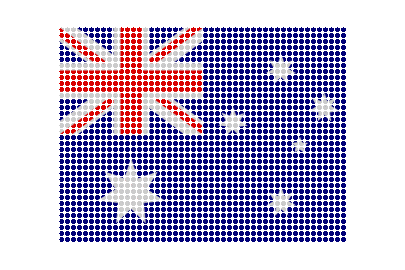 Australia LED Pulse animated flag GIF