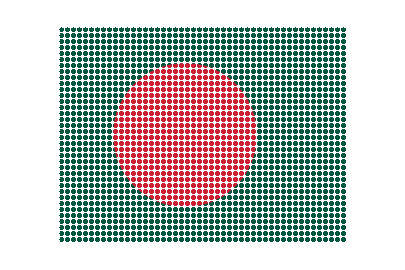 Bangladesh LED Pulse animated flag GIF