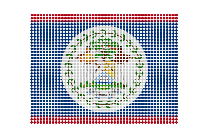 Belize LED Pulse animated flag GIF