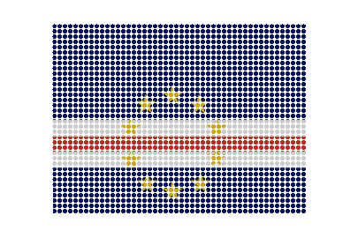 Cape Verde LED Pulse animated flag GIF