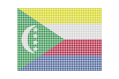 Comoros LED Pulse animated flag GIF