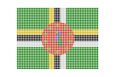Dominica LED Pulse animated flag GIF