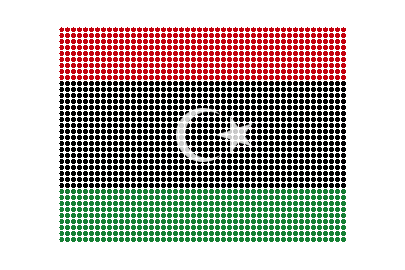 Libya LED Pulse animated flag GIF