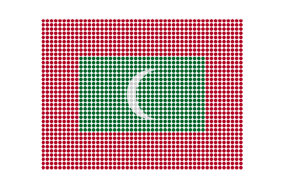 Maldives LED Pulse animated flag GIF