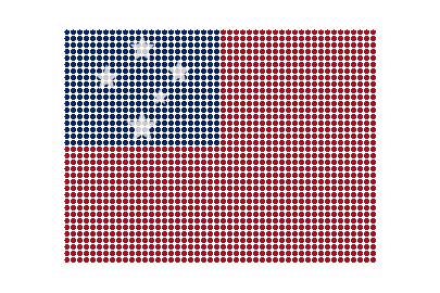 Samoa LED Pulse animated flag GIF