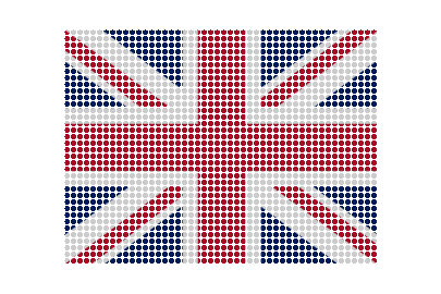 United Kingdom LED Pulse animated flag GIF