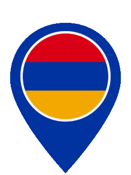 Armenia Pin Bounce animated flag GIF