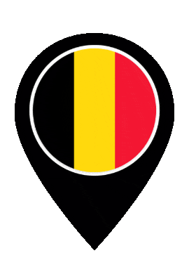 Belgium Pin Bounce animated flag GIF