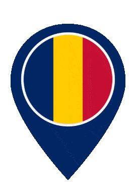 Chad Pin Bounce animated flag GIF