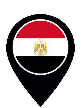 Egypt Pin Bounce animated flag GIF