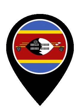 Eswatini Pin Bounce animated flag GIF