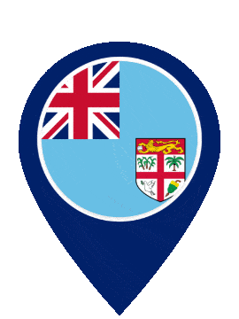 Fiji Pin Bounce animated flag GIF