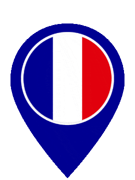 France Pin Bounce animated flag GIF