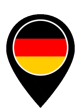 Germany Pin Bounce animated flag GIF