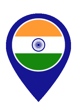 India Pin Bounce animated flag GIF