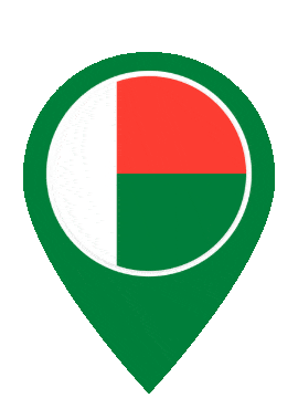 Madagascar Pin Bounce animated flag GIF