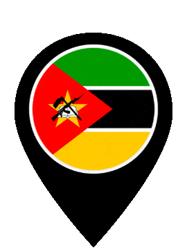 Mozambique Pin Bounce animated flag GIF