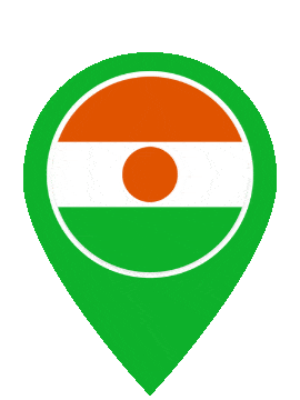 Niger Pin Bounce animated flag GIF