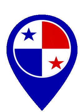 Panama Pin Bounce animated flag GIF