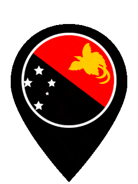 Papua New Guinea Pin Bounce animated flag GIF
