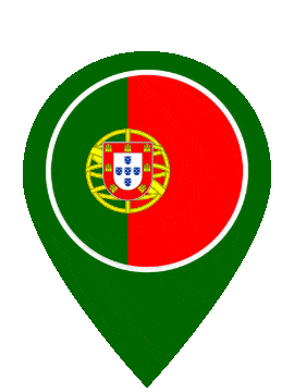 Portugal Pin Bounce animated flag GIF