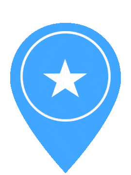 Somalia Pin Bounce animated flag GIF