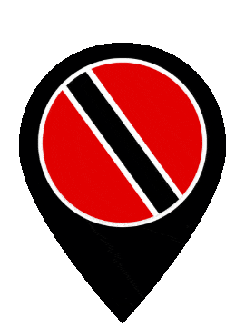 Trinidad And Tobago Pin Bounce animated flag GIF