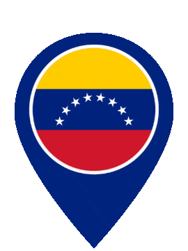 Venezuela Pin Bounce animated flag GIF