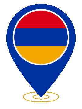 Armenia Pin Heartbeat animated flag GIF