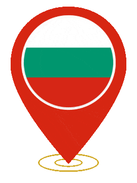 Bulgaria Pin Heartbeat animated flag GIF