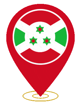 Burundi Pin Heartbeat animated flag GIF