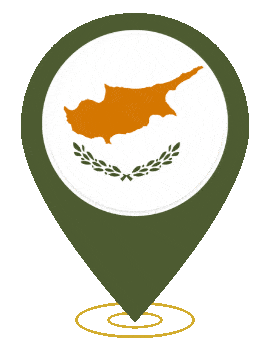 Cyprus Pin Heartbeat animated flag GIF
