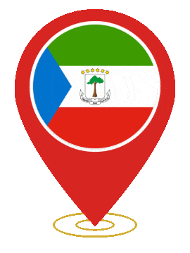 Equatorial Guinea Pin Heartbeat animated flag GIF
