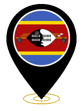 Eswatini Pin Heartbeat animated flag GIF