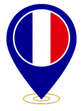 France Pin Heartbeat animated flag GIF