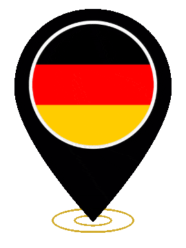 Germany Pin Heartbeat animated flag GIF