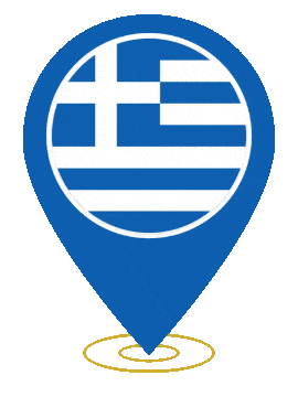 Greece Pin Heartbeat animated flag GIF