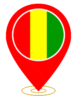 Guinea Pin Heartbeat animated flag GIF