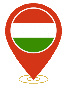 Hungary Pin Heartbeat animated flag GIF