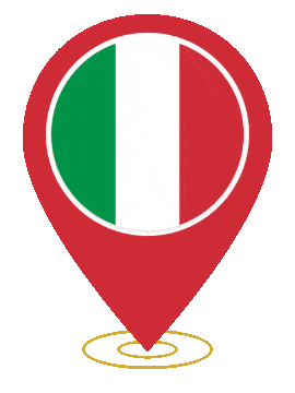 Italy Pin Heartbeat animated flag GIF