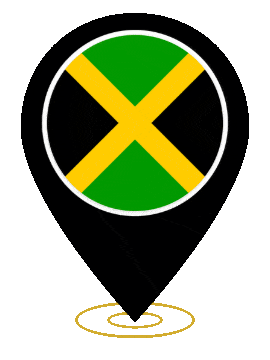 Jamaica Pin Heartbeat animated flag GIF