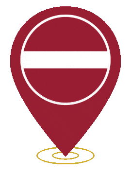 Latvia Pin Heartbeat animated flag GIF