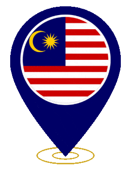 Malaysia Pin Heartbeat animated flag GIF