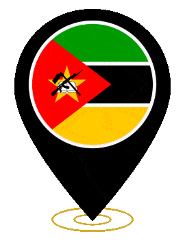 Mozambique Pin Heartbeat animated flag GIF