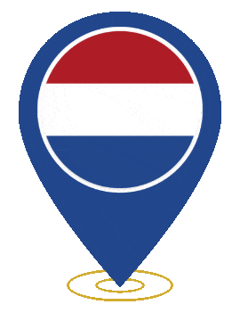 Netherlands Pin Heartbeat animated flag GIF