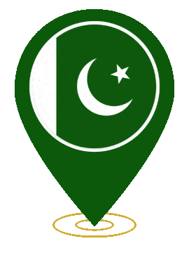 Pakistan Pin Heartbeat animated flag GIF