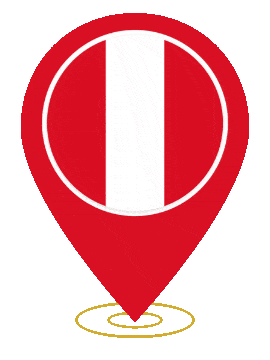 Peru Pin Heartbeat animated flag GIF