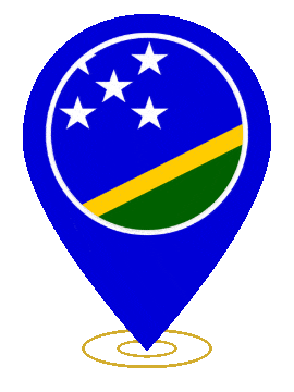 Solomon Islands Pin Heartbeat animated flag GIF