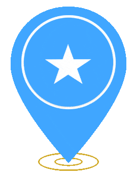 Somalia Pin Heartbeat animated flag GIF