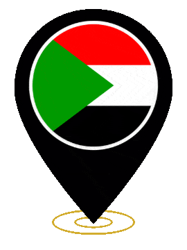 Sudan Pin Heartbeat animated flag GIF